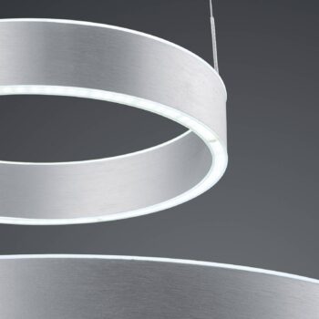 LED závesné svietidlo Delta 2-plameňové CCT hliník