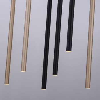LED závesné svietidlo Flute, stmievateľné, 10-pl.