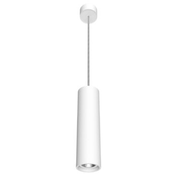 LED závesné svietidlo Fuzzy Ø8cm 15W 830 biela s povrchovou montážou