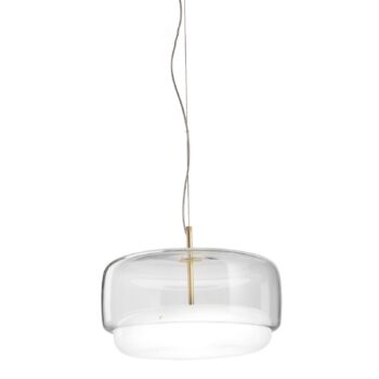 LED závesné svietidlo Jube SP G, číre/biele