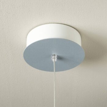 LED závesné svietidlo LARAfelt S, Ø20cm, grafit/biela