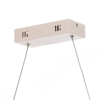 LED závesné svietidlo Loca, plast, biela, 56 W, dĺžka 70 cm