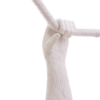 LED závesné svietidlo Monkey Lamp biela hojdajúce
