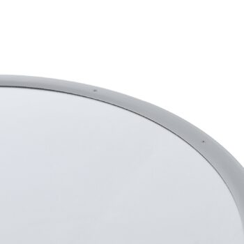 LED závesné svietidlo PANEL, sivé, Ø 63 cm, kov, CCT, stmievateľné, 50 W