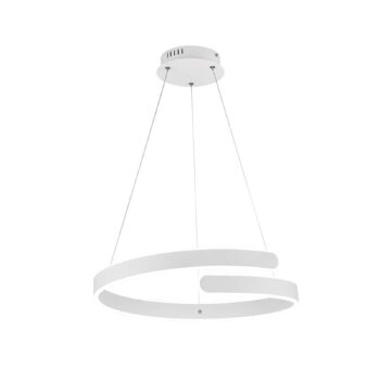 LED závesné svietidlo Parma stmievač switch, biela