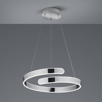 LED závesné svietidlo Parma stmievač switch, chróm