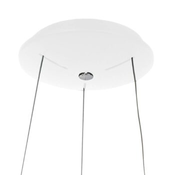 LED závesné svietidlo Ringlede, Ø 48 cm biela