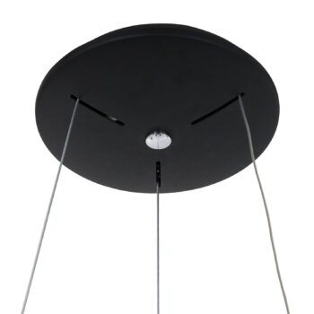LED závesné svietidlo Ringlede Ø 48 cm čierna