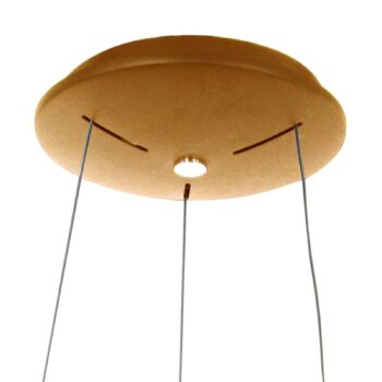 LED závesné svietidlo Ringlede, Ø 48 cm, zlatá