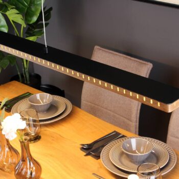 LED závesné svietidlo Solaris 3-Step-dim wood 120 cm