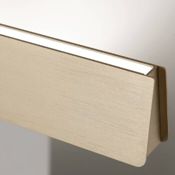 LED závesné svietidlo Tara, zlatá farba, dĺžka 120 cm, hliník/oceľ