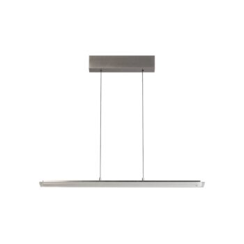 LED závesné svietidlo Torvi, dĺžka 135 cm, niklová farba/biela, CCT