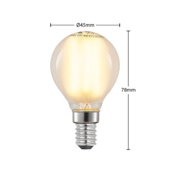 LED žiarovka Arcchio, kvapková žiarovka, E14, 4W, matná 2 700K