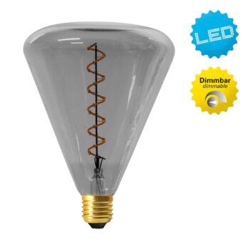 LED žiarovka Dilly E27 4W 2200 K stmievateľná sivá