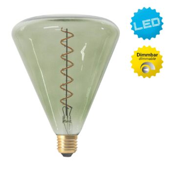 LED žiarovka Dilly E27 4W 2200K stmievateľná, zelený odtieň