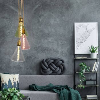 LED žiarovka Dilly E27 4W 2200K stmievateľná, zelený odtieň