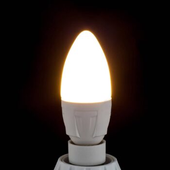 LED žiarovka, E14, 4,9 W, matná, 3 000 K, sada 5 kusov