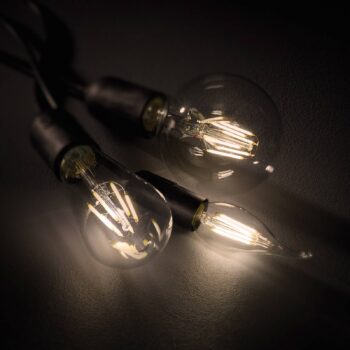 LED žiarovka E14 4W vlákno, 2 700K Stmievač spínača