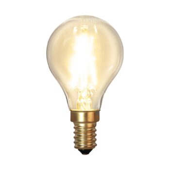 LED žiarovka E14 P45 vlákno 1,5 W 2 100 K 120 lumenov