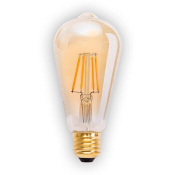 LED žiarovka E27 4W 320lm teplá biela stmiev. 4ks