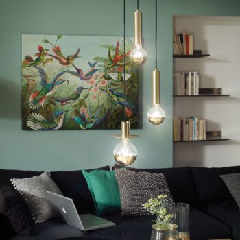 LED žiarovka E27 827 6,5W hlavové zrkadlo zlatá
