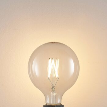 LED žiarovka E27 8W 2700K G125 globe filament číra