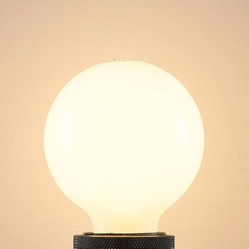 LED žiarovka E27 8W G80 2 700K stmievateľná, opálová, sada 3 ks