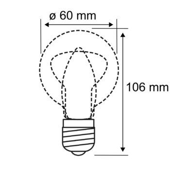 LED žiarovka E27 9W 2 700K matná, stmievateľná