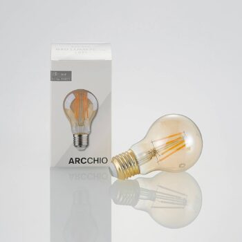 LED žiarovka E27 A60 6,5 W 2 500 K jantár stmievač