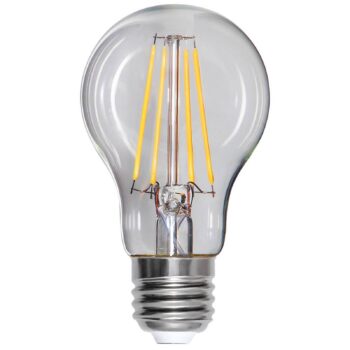 LED žiarovka E27 A60 7 W, 810 lm, číra, 2 700 K