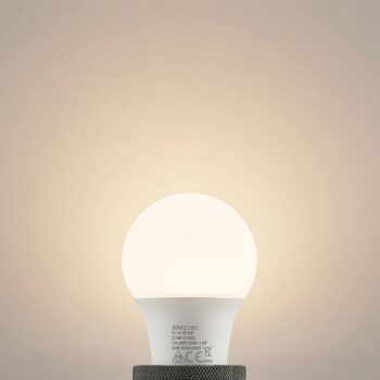 LED žiarovka E27 A60 8W 3 000K opálová, sada 2 ks