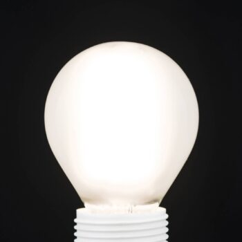 LED žiarovka E27 G45 4,5 W matná 827 stmievateľná