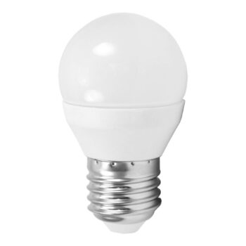 LED žiarovka E27 G45 5 W miniglobe, biela