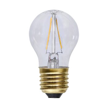 LED žiarovka E27 G45 Filament 1,5W 2.100 K Soft Glow