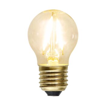 LED žiarovka E27 G45 Filament 1,5W 2.100 K Soft Glow