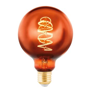 LED žiarovka E27 G95 4W 2 000K meď