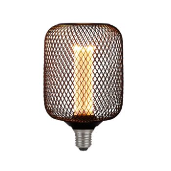 LED žiarovka E27 Mesh 3,5W 1 800K čierna