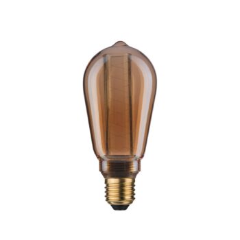 LED žiarovka E27 ST64 4W Vnútorná žiara špirálový vzor
