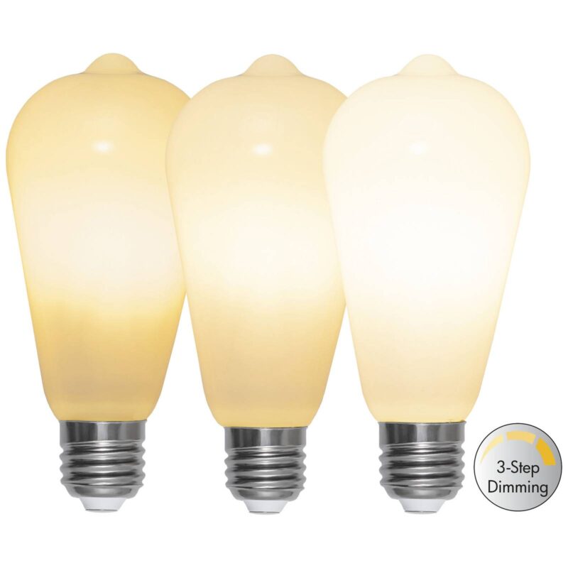 LED žiarovka E27 ST64 6,5 W, stmievateľná LED žiarovka E27 ST64 6,5 W, stmievateľná