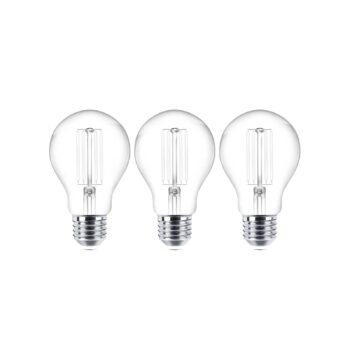 LED žiarovka E27 sada 3 žiaroviek 4W 470 lmclear 2 700K