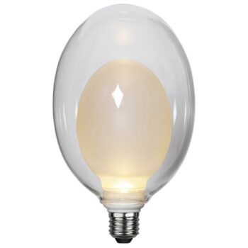 LED žiarovka Space E27 3,5 W D120, opálna