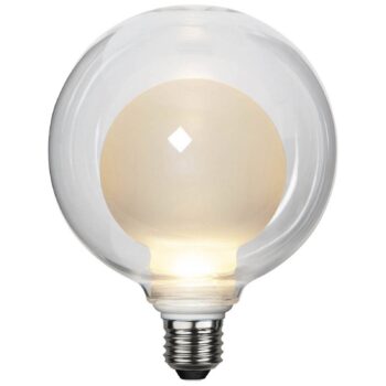 LED žiarovka Space E27 3,5 W D125, opálna