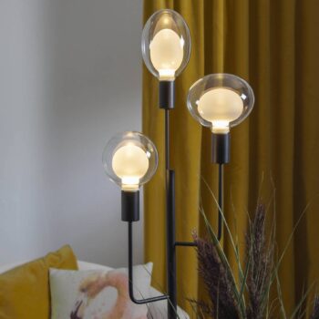 LED žiarovka Space E27 3,5 W D125, opálna