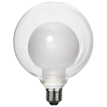 LED žiarovka Space E27 3,5 W D125, opálna