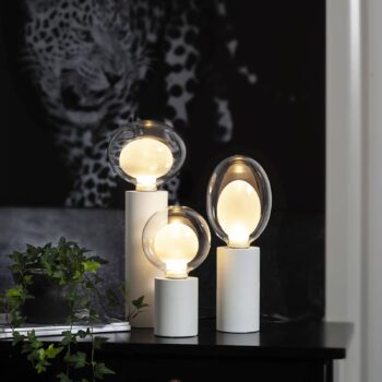 LED žiarovka Space E27 3,5 W G150, opálna