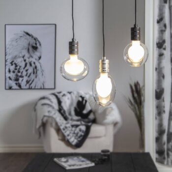 LED žiarovka Space E27 3,5 W G150, opálna