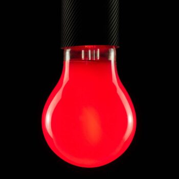 LED žiarovka, červená, E27, 2 W, stmievateľná