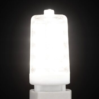 LED žiarovka kolíková pätica G9 3,3W 2 800K číra