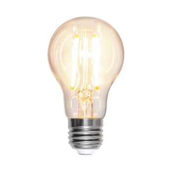 LED žiarovka, kvapka, E27, 8 W, 2 700 K, vlákno, tlmená.