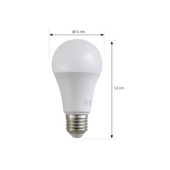 LED žiarovka, opál, E27, 3,8 W, 4000K, 806 lumenov
